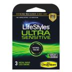 Lifestyles Ultra Sensitive Condom 3ct                                                               
