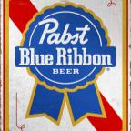 Novelty Sign Pabst Blue Ribbon                                                                      