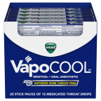 Vicks Vapocool Stk Wtrfst 12ct