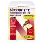 Nicorette Gum Cinnamon 4mg 10ct                                                                     