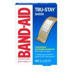 Band-aid Tru Stay Sheer Strips All One Size 40ct                                                    