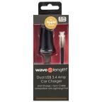 3.4a Iphone Lightning Dual Usb Car Charger                                                          