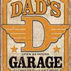 Novelty Sign Dad's Garage                                                                           